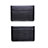 Leder Handy Tasche Sleeve Schutz Hülle L14 für Apple MacBook Air 11 zoll Schwarz