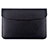 Leder Handy Tasche Sleeve Schutz Hülle L15 für Apple MacBook Air 13.3 zoll (2018) Schwarz