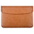 Leder Handy Tasche Sleeve Schutz Hülle L15 für Apple MacBook Air 13 zoll Orange