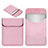 Leder Handy Tasche Sleeve Schutz Hülle L19 für Apple MacBook Air 13 zoll Rosa