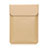 Leder Handy Tasche Sleeve Schutz Hülle L21 für Apple MacBook Pro 15 zoll Gold