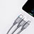 Lightning USB Ladekabel Kabel Android Micro USB Type-C 3.5A H01 für Apple iPad Pro 11 (2022) Dunkelgrau