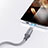Lightning USB Ladekabel Kabel Android Micro USB Type-C 3.5A H01 für Apple iPad Pro 11 (2022) Dunkelgrau