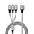 Lightning USB Ladekabel Kabel Android Micro USB Type-C ML08