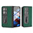Luxus Leder Hülle Handyhülle und Kunststoff Schutzhülle Hartschalen Tasche BH12 für Oppo Find N2 5G
