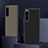 Luxus Leder Hülle Handyhülle und Kunststoff Schutzhülle Hartschalen Tasche für Sony Xperia 1 IV