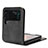 Luxus Leder Hülle Handyhülle und Kunststoff Schutzhülle Hartschalen Tasche JD1 für Samsung Galaxy Z Flip3 5G