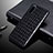 Luxus Leder Hülle Handyhülle und Kunststoff Schutzhülle Hartschalen Tasche S02 für Sony Xperia 1 IV Schwarz
