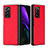 Luxus Leder Hülle Handyhülle und Kunststoff Schutzhülle Hartschalen Tasche S04 für Samsung Galaxy Z Fold2 5G Rot