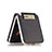 Luxus Leder Hülle Handyhülle und Kunststoff Schutzhülle Hartschalen Tasche SD1 für Huawei P60 Pocket