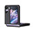 Luxus Leder Hülle Handyhülle und Kunststoff Schutzhülle Hartschalen Tasche SD1 für Oppo Find N2 Flip 5G