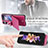 Luxus Leder Hülle Handyhülle und Kunststoff Schutzhülle Hartschalen Tasche SD13 für Oppo Find N2 Flip 5G