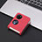 Luxus Leder Hülle Handyhülle und Kunststoff Schutzhülle Hartschalen Tasche SD2 für Huawei P60 Pocket Rot