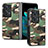 Luxus Leder Hülle Handyhülle und Kunststoff Schutzhülle Hartschalen Tasche SD3 für Oppo Find N2 5G
