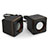 Mini Lautsprecher Stereo Speaker Schwarz