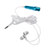 Mini-Stereo-Mikrofon Mic 3.5 mm Klinkenbuchse M01 Blau