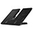 NoteBook Halter Halterung Kühler Cooler Kühlpad Lüfter Laptop Ständer 9 Zoll bis 16 Zoll Universal M25 für Apple MacBook Air 13 zoll (2020) Schwarz