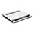 NoteBook Halter Halterung Laptop Ständer Universal K01 für Huawei Honor MagicBook 15 Silber