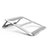 NoteBook Halter Halterung Laptop Ständer Universal K05 für Samsung Galaxy Book S 13.3 SM-W767 Silber