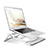 NoteBook Halter Halterung Laptop Ständer Universal S03 für Huawei MateBook 13 (2020) Silber