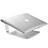 NoteBook Halter Halterung Laptop Ständer Universal S16 für Apple MacBook Air 13 zoll (2020) Silber