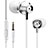 Ohrhörer Stereo Sport Kopfhörer In Ear Headset H21 Silber