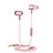 Ohrhörer Stereo Sport Kopfhörer In Ear Headset H25 Rosa