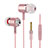 Ohrhörer Stereo Sport Kopfhörer In Ear Headset H25 Rosa