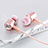 Ohrhörer Stereo Sport Kopfhörer In Ear Headset H25 Rosa