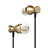 Ohrhörer Stereo Sport Kopfhörer In Ear Headset H34 Gold