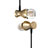 Ohrhörer Stereo Sport Kopfhörer In Ear Headset H34 Gold