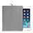 Samt Handy Tasche Schutz Hülle für Apple iPad 2 Grau