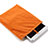 Samt Handy Tasche Schutz Hülle für Apple iPad 4 Orange