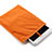 Samt Handy Tasche Schutz Hülle für Samsung Galaxy Tab A7 4G 10.4 SM-T505 Orange