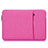 Samt Handy Tasche Schutz Hülle L04 für Huawei Honor MagicBook 15 Pink