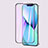 Schutzfolie Full Coverage Displayschutzfolie Panzerfolie Gehärtetes Glas Glasfolie Anti Blue Ray Skins zum Aufkleben Panzerglas F02 für Apple iPhone 13 Pro Schwarz