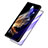 Schutzfolie Full Coverage Displayschutzfolie Panzerfolie Gehärtetes Glas Glasfolie Anti Blue Ray Skins zum Aufkleben Panzerglas F02 für Samsung Galaxy Z Fold3 5G Schwarz