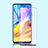 Schutzfolie Full Coverage Displayschutzfolie Panzerfolie Gehärtetes Glas Glasfolie Anti Blue Ray Skins zum Aufkleben Panzerglas für Huawei Honor X10 Max 5G Schwarz