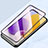 Schutzfolie Full Coverage Displayschutzfolie Panzerfolie Gehärtetes Glas Glasfolie Anti Blue Ray Skins zum Aufkleben Panzerglas für Samsung Galaxy A72 4G Schwarz