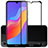 Schutzfolie Full Coverage Displayschutzfolie Panzerfolie Gehärtetes Glas Glasfolie Skins zum Aufkleben Panzerglas F03 für Huawei Honor Play 8A Schwarz