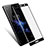 Schutzfolie Full Coverage Displayschutzfolie Panzerfolie Gehärtetes Glas Glasfolie Skins zum Aufkleben Panzerglas F03 für Sony Xperia XZ2 Compact Schwarz