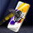 Schutzfolie Full Coverage Displayschutzfolie Panzerfolie Gehärtetes Glas Glasfolie Skins zum Aufkleben Panzerglas F05 für Samsung Galaxy A72 4G Schwarz