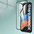 Schutzfolie Full Coverage Displayschutzfolie Panzerfolie Gehärtetes Glas Glasfolie Skins zum Aufkleben Panzerglas F08 für Samsung Galaxy XCover 6 Pro 5G Schwarz