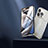 Schutzfolie Full Coverage Displayschutzfolie Panzerfolie Gehärtetes Glas Glasfolie Skins zum Aufkleben Panzerglas U08 für Apple iPhone 15 Pro Max Schwarz