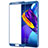 Schutzfolie Full Coverage Displayschutzfolie Panzerfolie Skins zum Aufkleben Gehärtetes Glas Glasfolie F04 für Huawei Honor V10 Blau