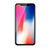 Schutzfolie Full Coverage Displayschutzfolie Panzerfolie Skins zum Aufkleben Gehärtetes Glas Glasfolie F05 für Apple iPhone X Schwarz