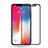 Schutzfolie Full Coverage Displayschutzfolie Panzerfolie Skins zum Aufkleben Gehärtetes Glas Glasfolie F30 für Apple iPhone Xs Max Schwarz