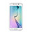 Schutzfolie Full Coverage Displayschutzfolie Panzerfolie Skins zum Aufkleben Gehärtetes Glas Glasfolie für Samsung Galaxy S6 Edge+ Plus SM-G928F Weiß