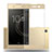 Schutzfolie Full Coverage Displayschutzfolie Panzerfolie Skins zum Aufkleben Gehärtetes Glas Glasfolie für Sony Xperia XA1 Plus Gold