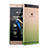 Schutzhülle Handytasche Durchsichtig Farbverlauf für Huawei P8 Grün